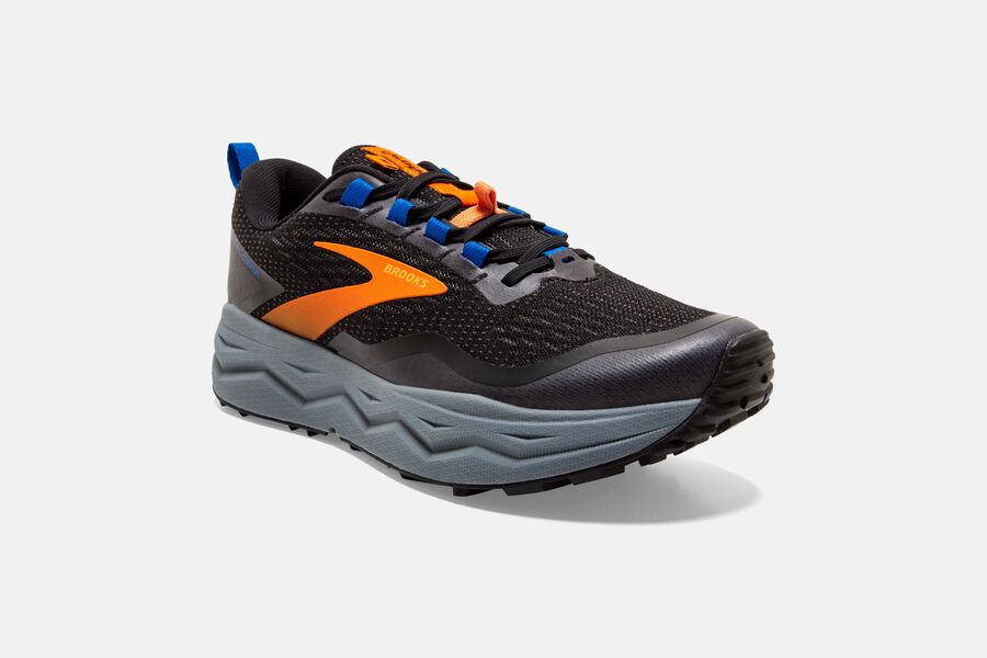 Brooks Caldera 5 Trail Loopschoenen Heren - Zwart/Oranje - 782153GOB